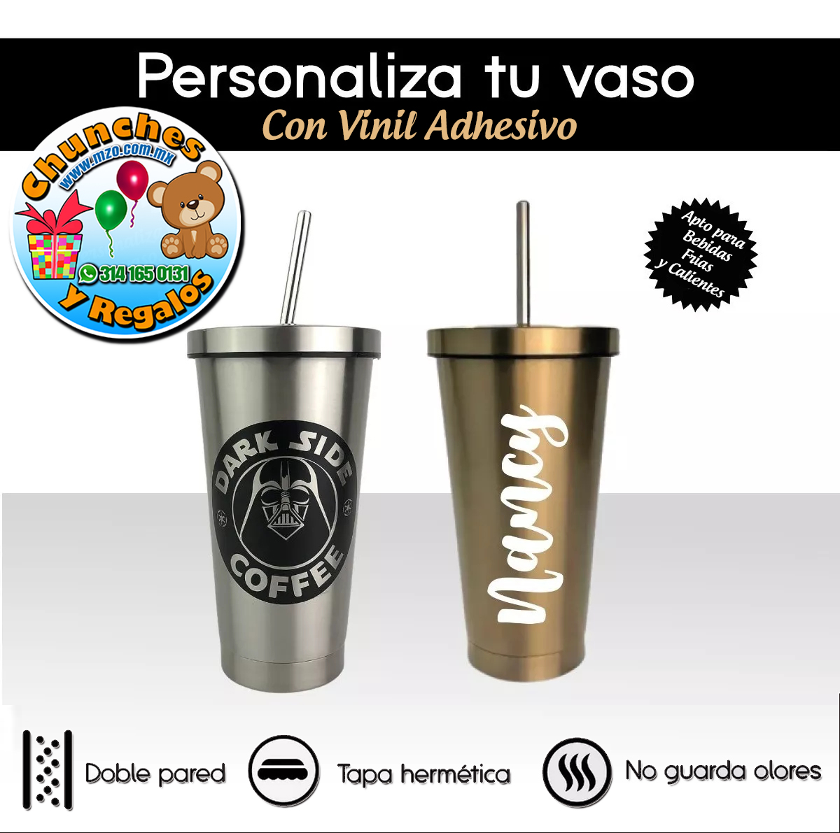 Termo Tipo Starbucks — Chunches y Regalos - Manzanillo